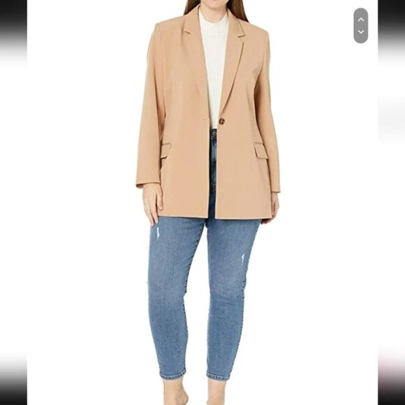 The Drop Blake Long Blazer in color praline NWT - Picture 3 of 13